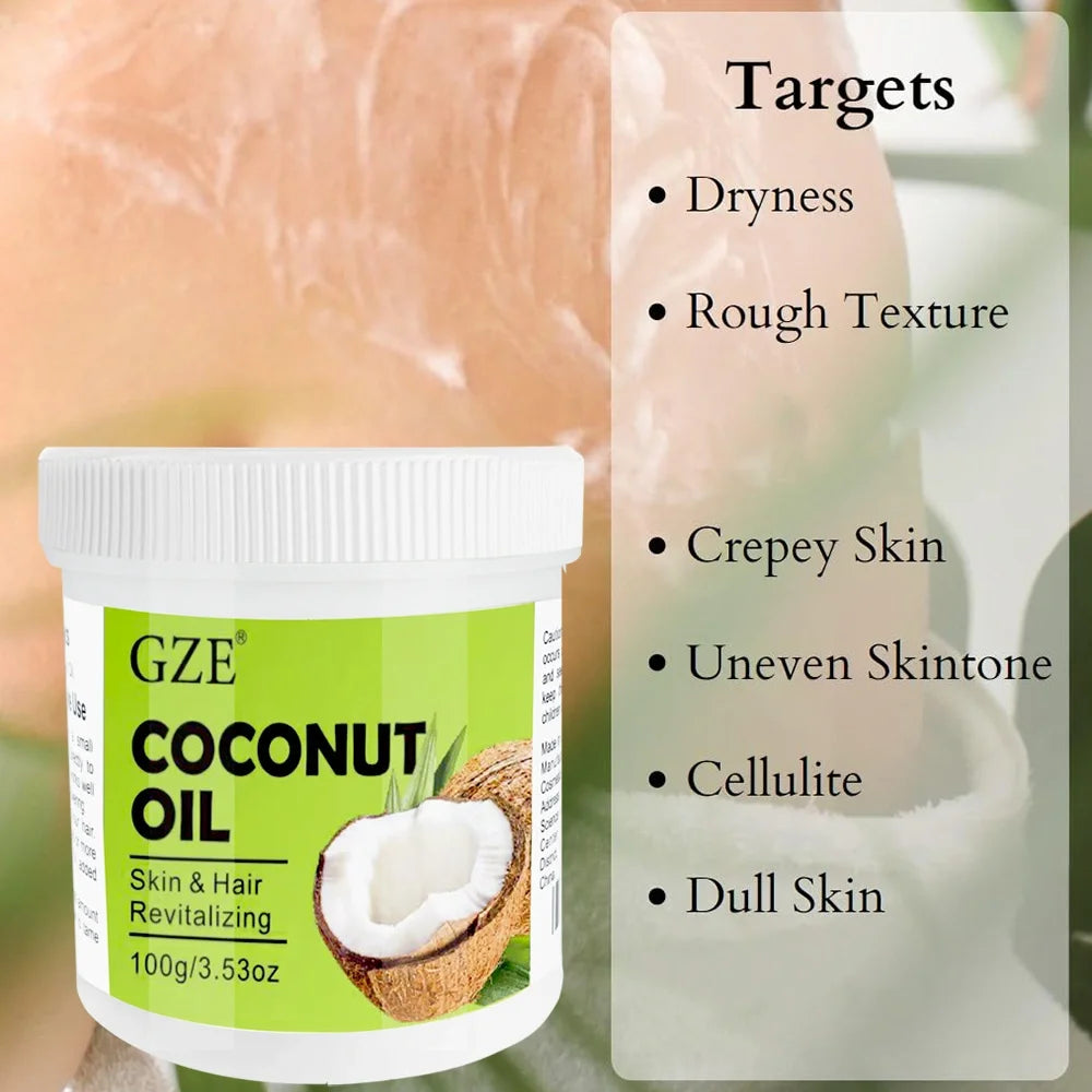 GZE Cold Pressed Virgin Coconut Oil – Skin, Hair & Nail Care