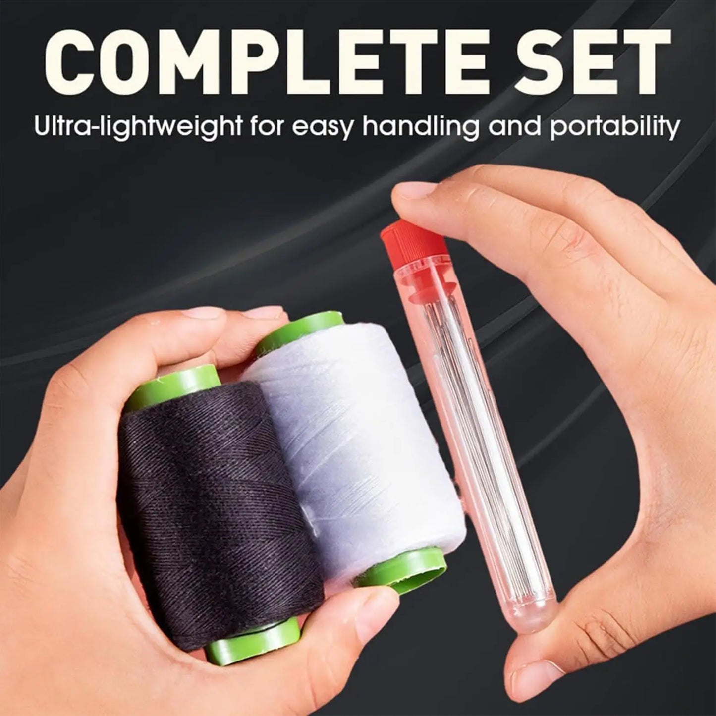 37-Piece Sewing Kit with Needle & Thread, Multifunctional Sewing Tool Set for Tailors Craft Travel Home College Dormitory Peaceful Pleasures Health and Wellness