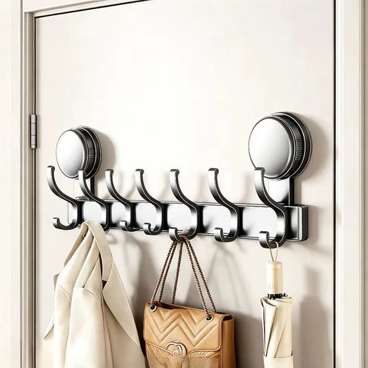 8-Hook No-Drill Suction Cup Wall Hooks | Kitchen & Bathroom Suction Cup Wall Hooks Peaceful Pleasures Health and Wellness
