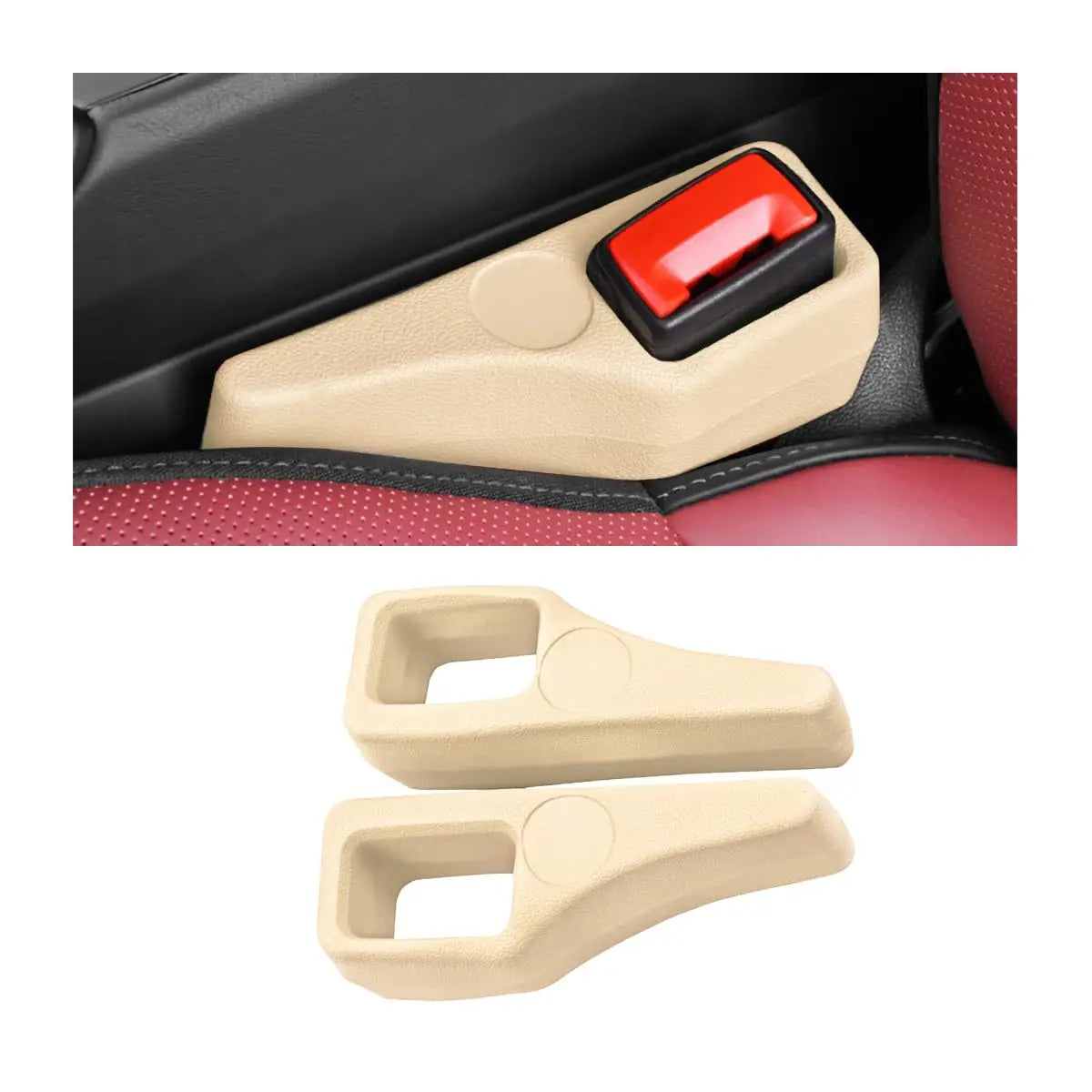 Car Seat Gap Filler & Belt Buckle Cover Set – 2 Pcs | EVA