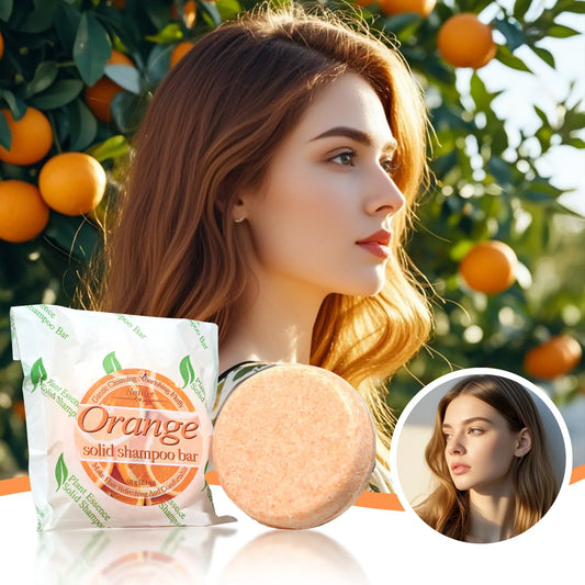 Orange Vitamin C Shampoo Bar – Sweet Orange, Residue-Free Clean Solid Shampoo Bar Oasis Select 60g