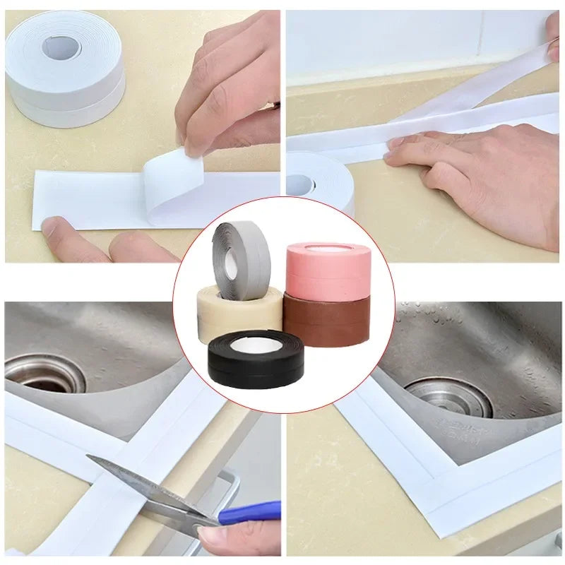 Waterproof Mildew-Resistant Caulk Strip Tape | Kitchen & Bath