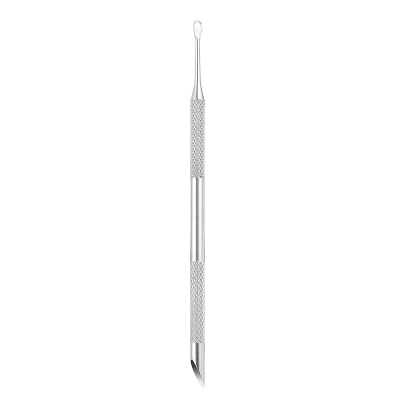 Stainless Steel Double-Headed Cuticle Pusher & Nail Tool