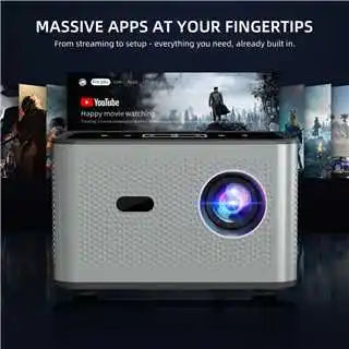 Xnano X3Pro Smart Projector Native 720P Android 11 190ANS 4K Decode Dual WiFi BT5.0 Portable Home Cinema Peaceful Pleasures Health and Wellness