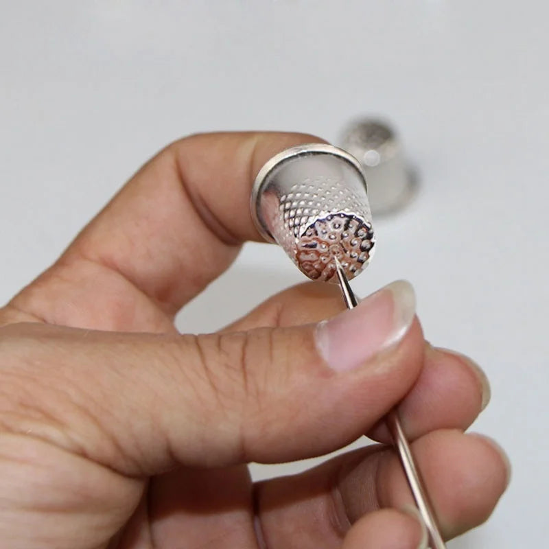 Metal Aluminum Needle DIY Hand Sewing Tool Pressure Finger Cover