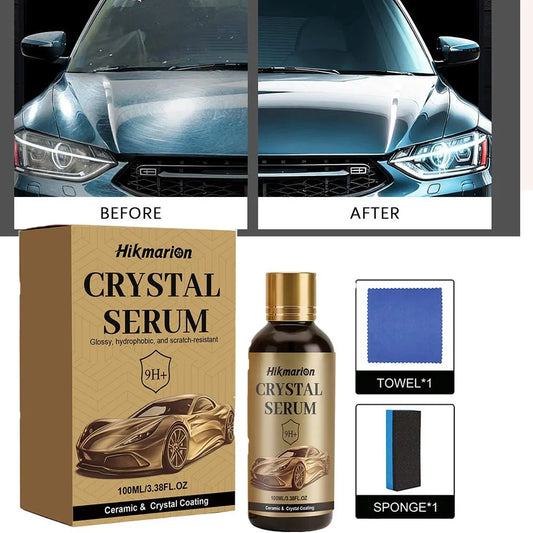 100ML Ceramic&crystal Coating 9h+ Car Crystal Serum Scratch & Abrasion Resistant Prevents Aging And Yellowing Peaceful Pleasures Health and Wellness