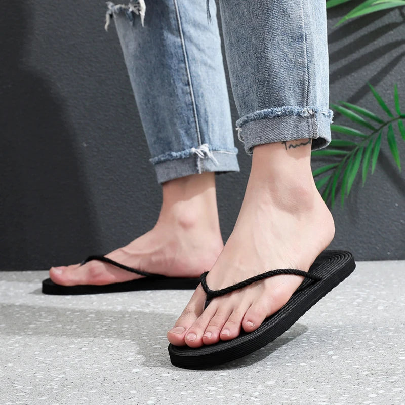 Men's Non-Slip Flip Flops | Beach Sandals & House Slippers