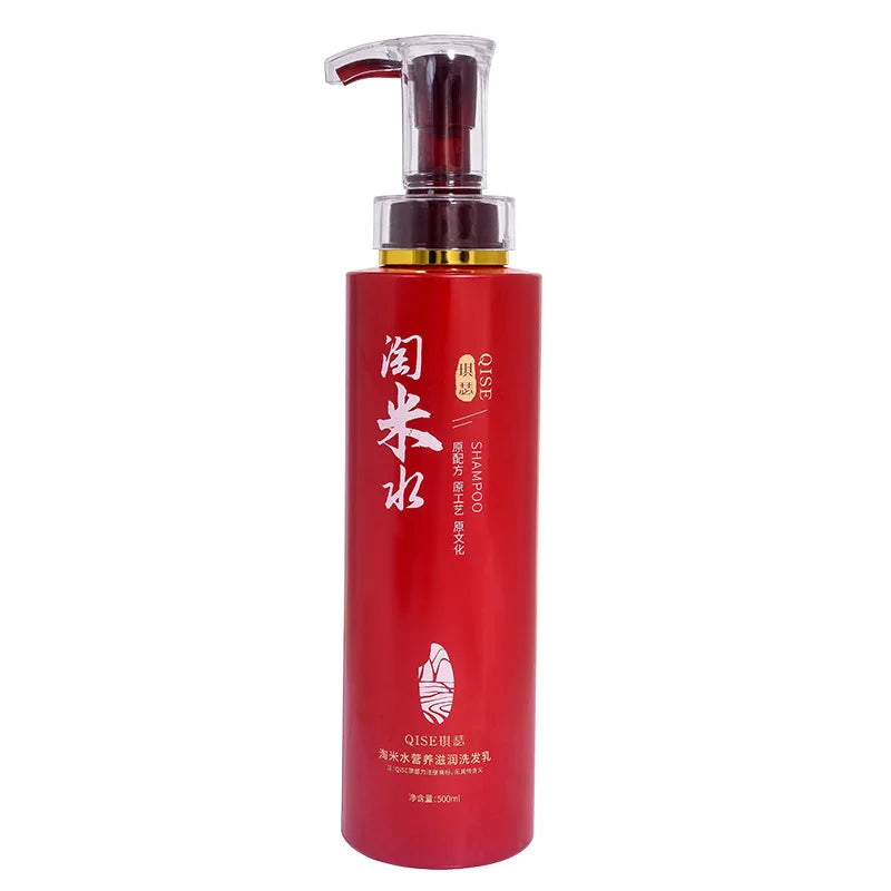 500ml Wash Rice Water Hair Shampoo Anti Dandruff Shampoo Professional Hair Care Clean Scalp and Improve Scalp Environment Peaceful Pleasures Health and Wellness conditioner 500ml