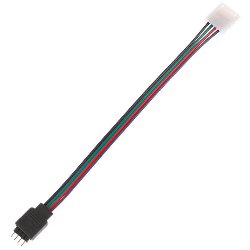 5050 RGB 4-Pin LED Strip Connector | 10mm 4-Conductor 15cm