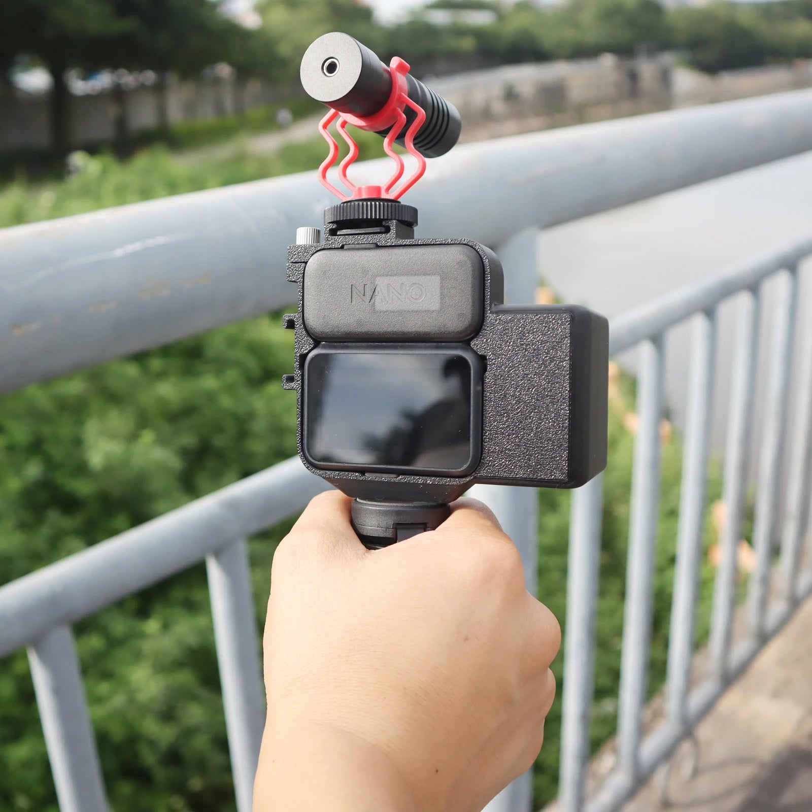 Accessory Handle Mount For DJI OSMO NANO Action Camera Street Photography Offering A More Comfortable Grip For Lightweight Peaceful Pleasures Health and Wellness