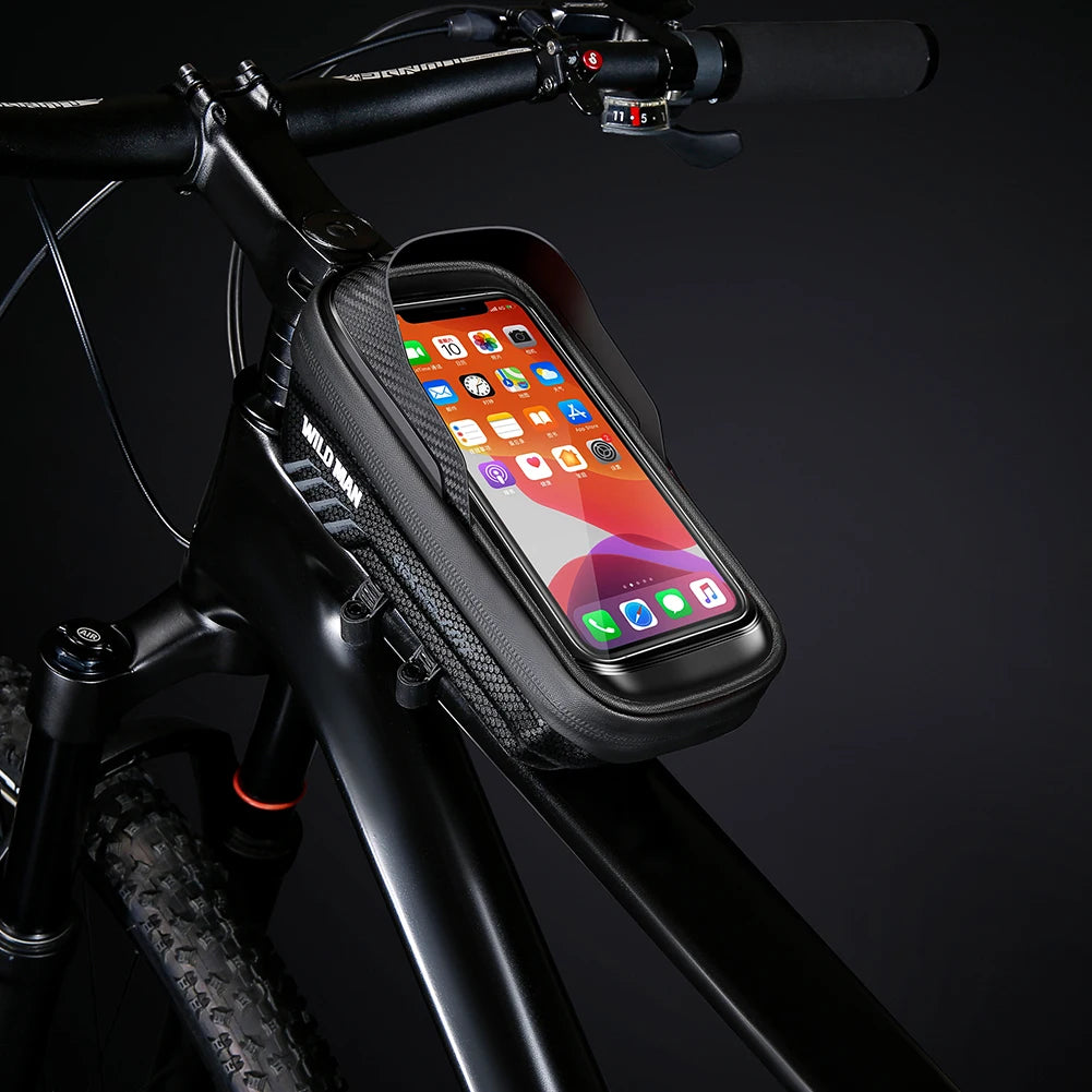 1L Bike Phone Handlebar Bag | Touchscreen Top Tube Frame Bag