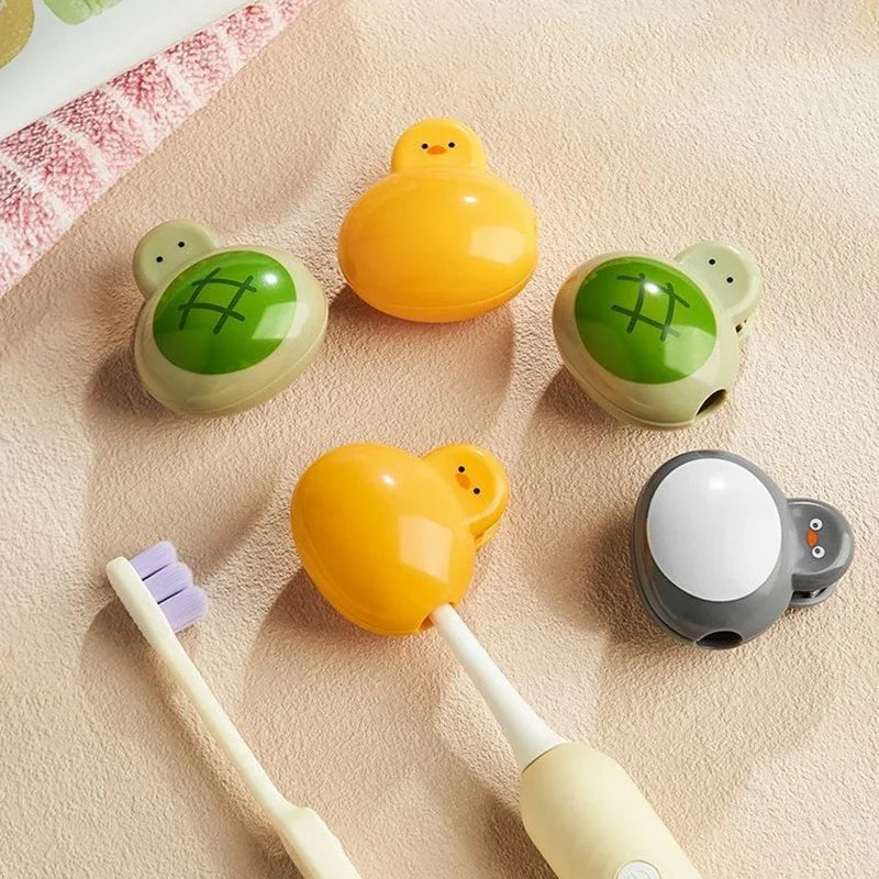 New Toothbrush Protective Cover Portable Travel Protection Electric Toothbrush Dust Cap Cover Household Storage Boxes Clip Cover Peaceful Pleasures Health and Wellness