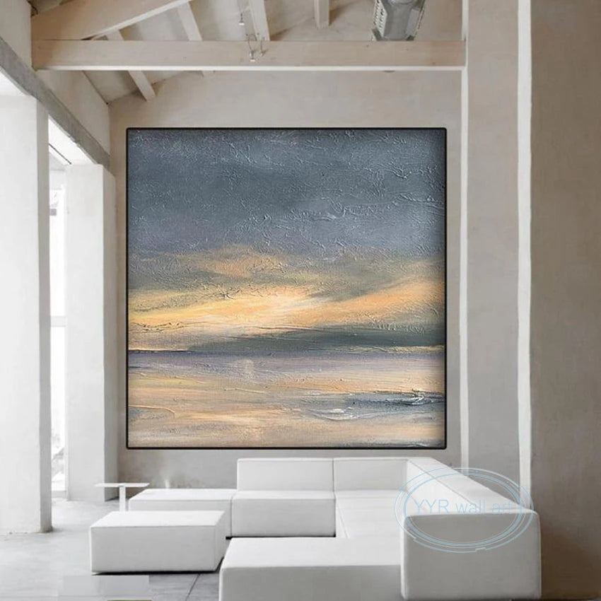 High Quality Handmade Oil Painting 2023 Christmas Decoration Poster Abstract Wall Art Canvas Living Room Sofa Bedroom Restaurant Peaceful Pleasures Health and Wellness
