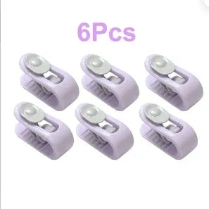Anti-Slip Bed Sheet Clips & Quilt Holder Pegs – 6/12 Pack Bed Sheet Clips Peaceful Pleasures Health and Wellness 6pcs Purple