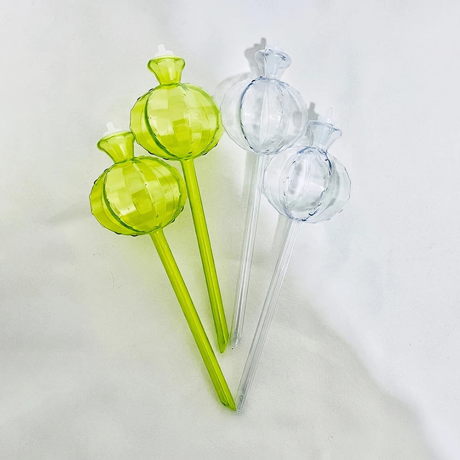 4-Pack Plant Watering Globes – Plastic Self-Watering Bulbs for Automatic Irrigation of Indoor & Outdoor Potted Plants