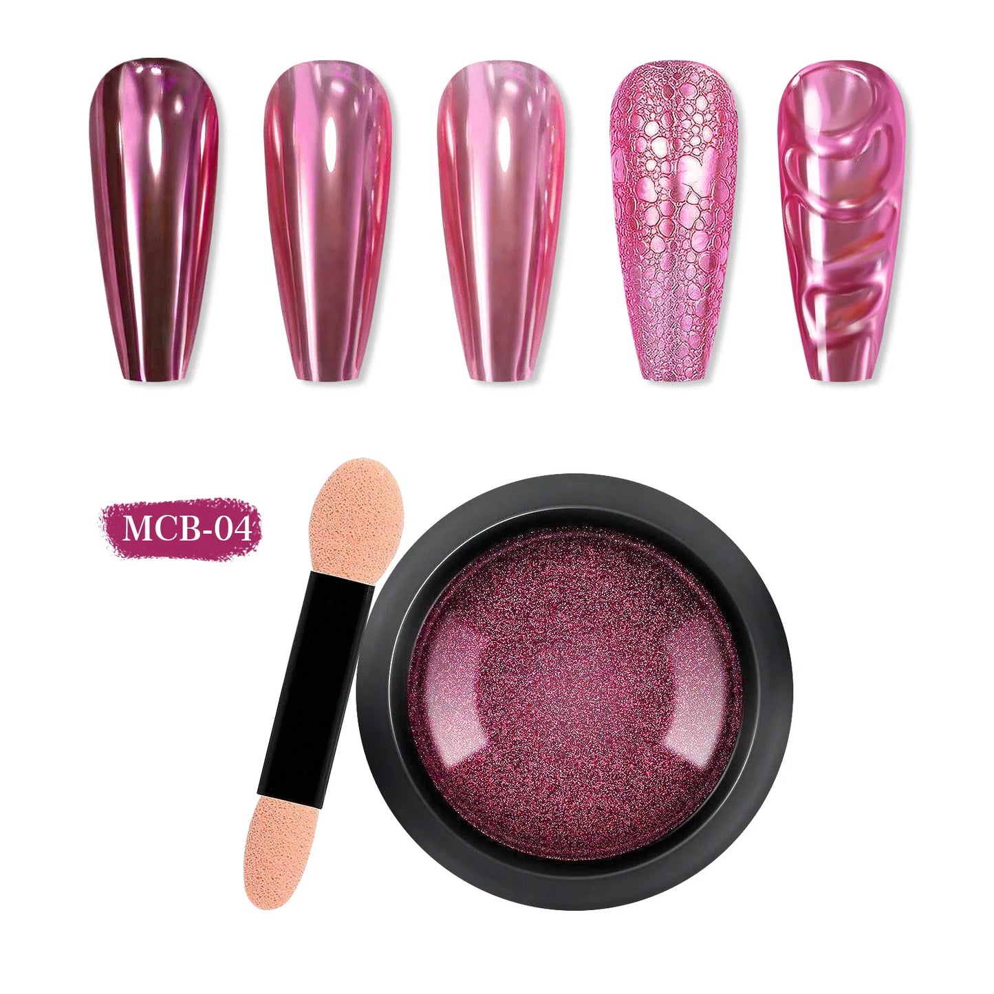 1pcs Nail Glitter Metallic Rubbing Dust Gel Polish Pigment Shinning Metal Manicure Decor Magic Mirror Powder Gold Silver Chrome Peaceful Pleasures Health and Wellness CB04