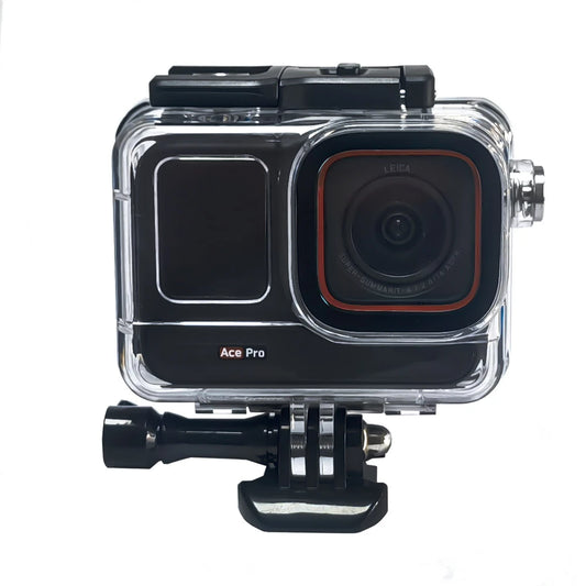 50M Dive Case Waterproof Housing For Insta360 Ace Pro Protective Cover Shell For Insta360 Ace Pro Sports Camera Accessories Peaceful Pleasures Health and Wellness Default Title