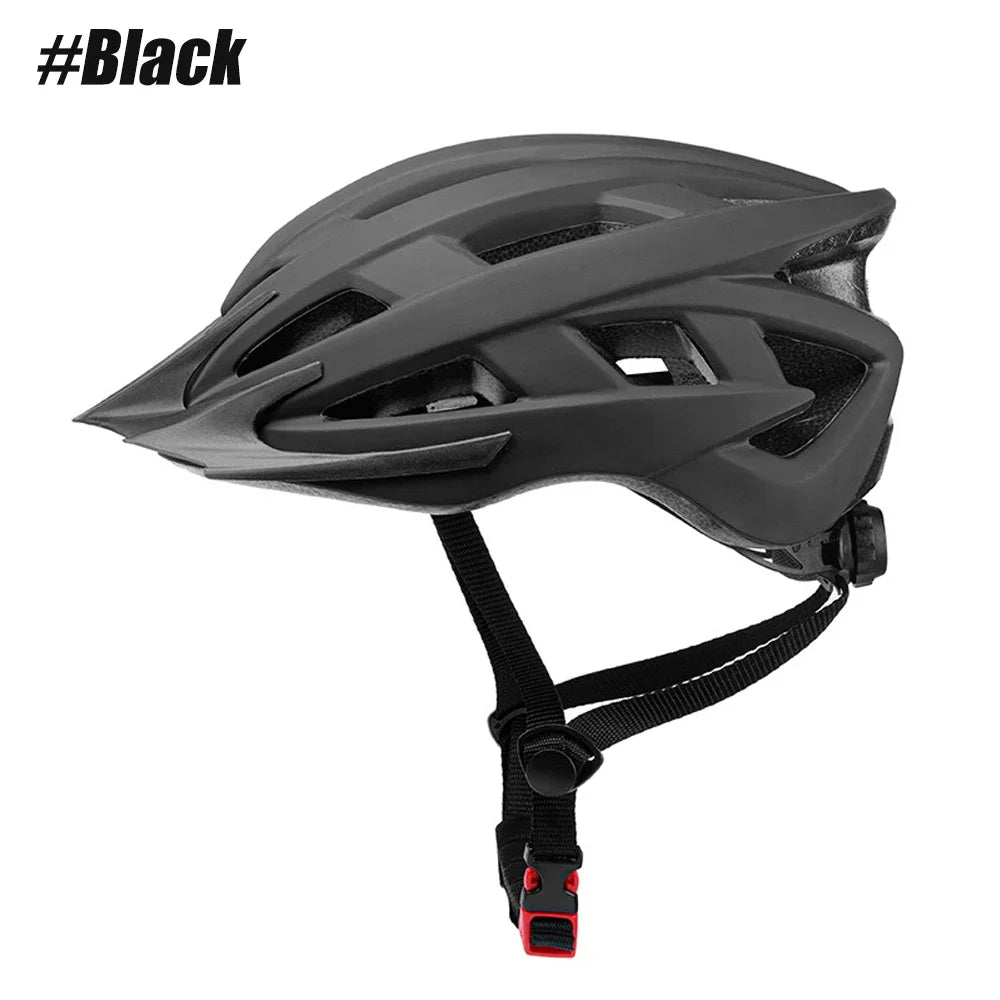 1PCS Bike Helmets for Men - Women Bicycle Helmet Adult - Lightweight Comfort Adjustable Cycling Helmet for Mountain Road Biker Peaceful Pleasures Health and Wellness Black-1PCS