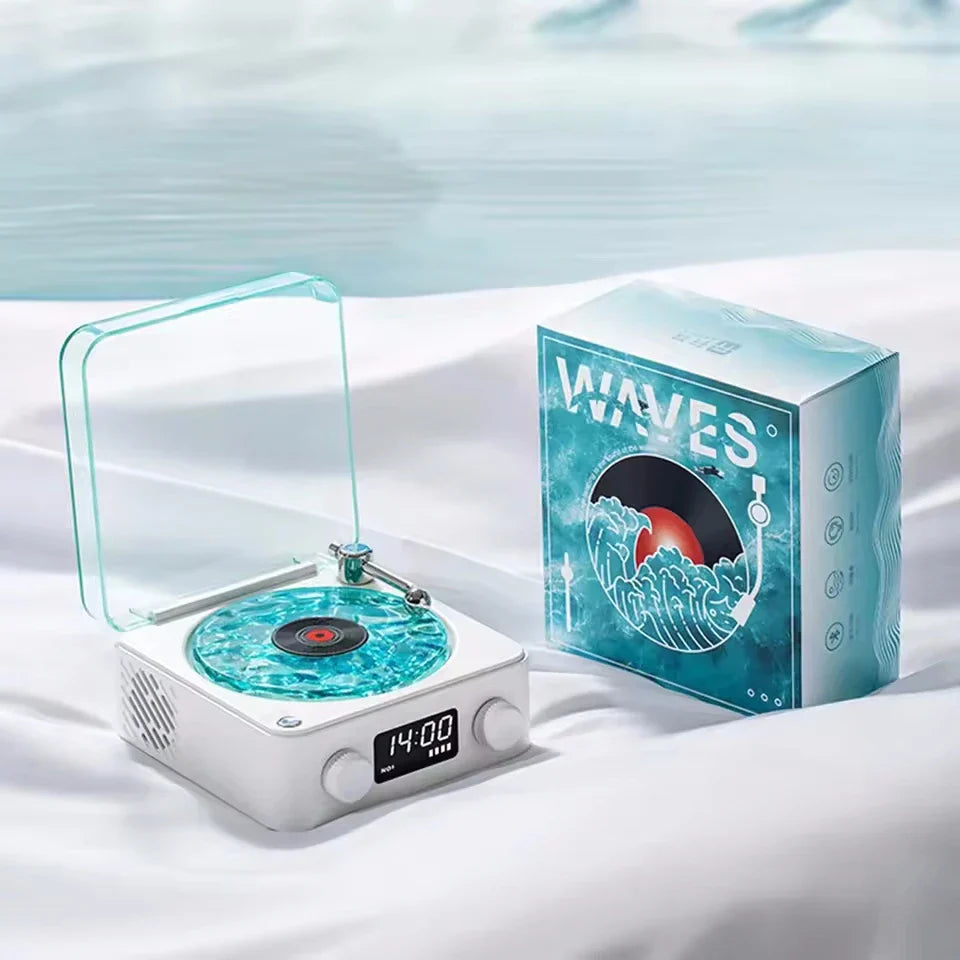 AyeBeau Retro Bluetooth Speaker with Lamp & 360° Stereo