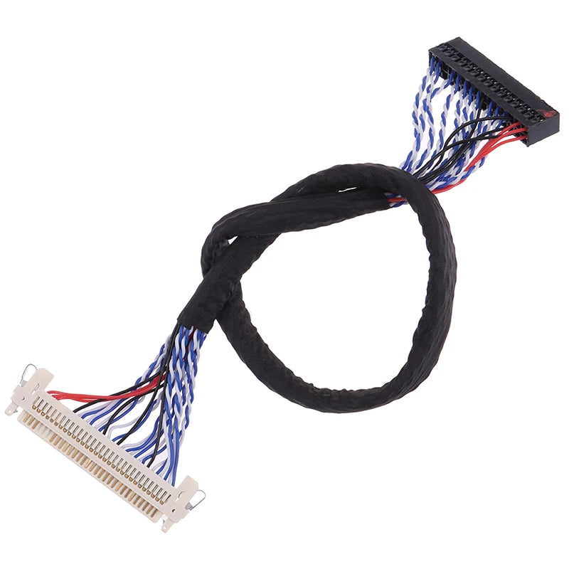 New LVDS Cable D8 FIX-30P-D8 FIX 30 Double Pins LCD Display Panel Screen Controller Peaceful Pleasures Health and Wellness