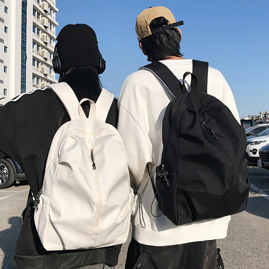Simple Versatile Backpack Male Female Students Minimalist Instagram Peaceful Pleasures Health and Wellness