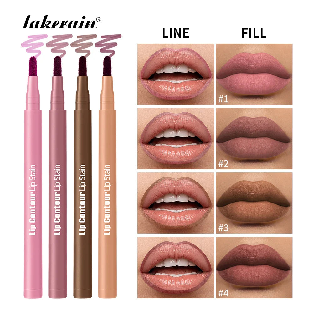 2-in-1 Lip Liner & Stain Pencil | Ultra Pigmented, Long-Lasting