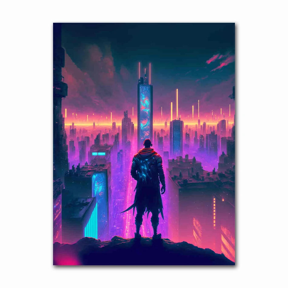 Colorful Game Controller Wall Art Poster Prints Nordic Aesthetic Picture Canvas Painting Gaming Boy Room Home Decoration Peaceful Pleasures Health and Wellness