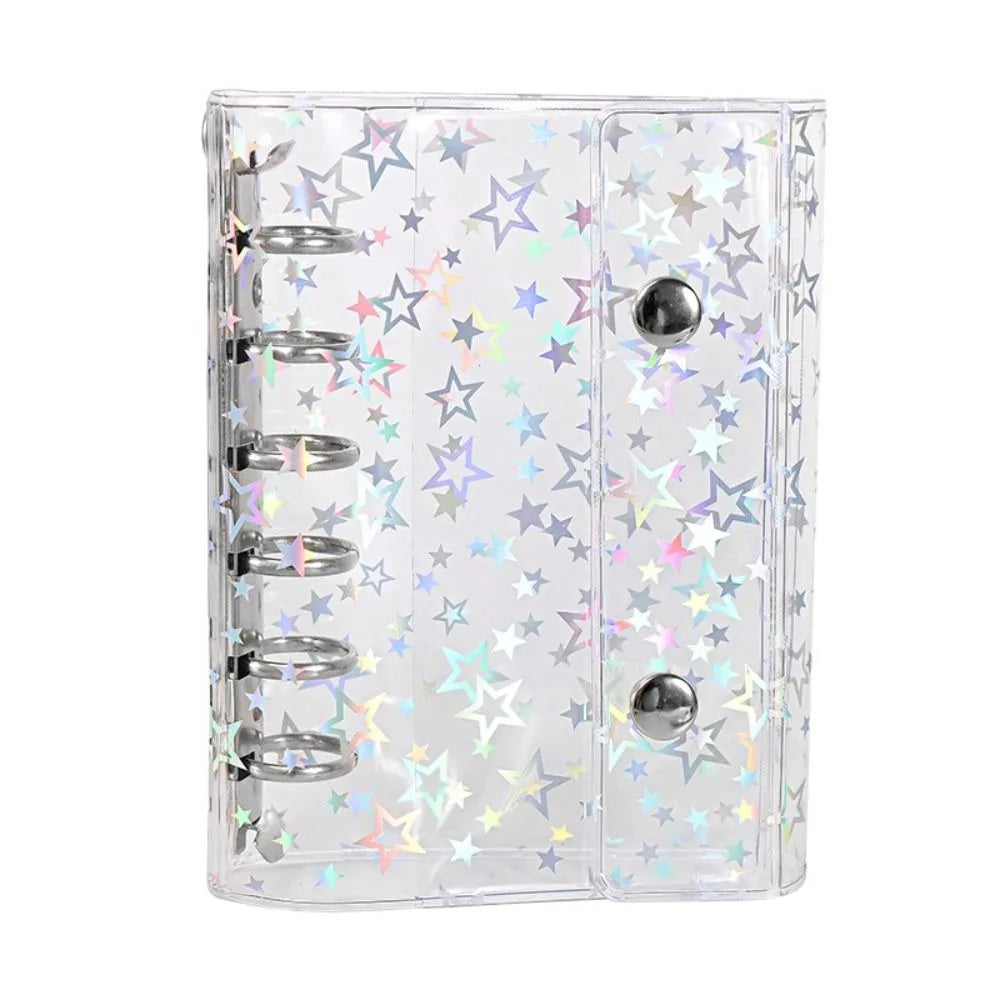 Waterproof Money Savings Challenge Binder PVC Cover Button Closure Envelope Savings Challenges Book Transparent Portable Peaceful Pleasures Health and Wellness A7