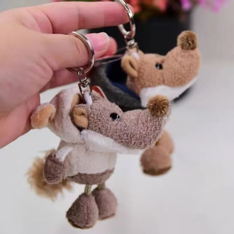 Cartoon Plush Keychain Doll | Cute Mini Backpack Pendant Gift