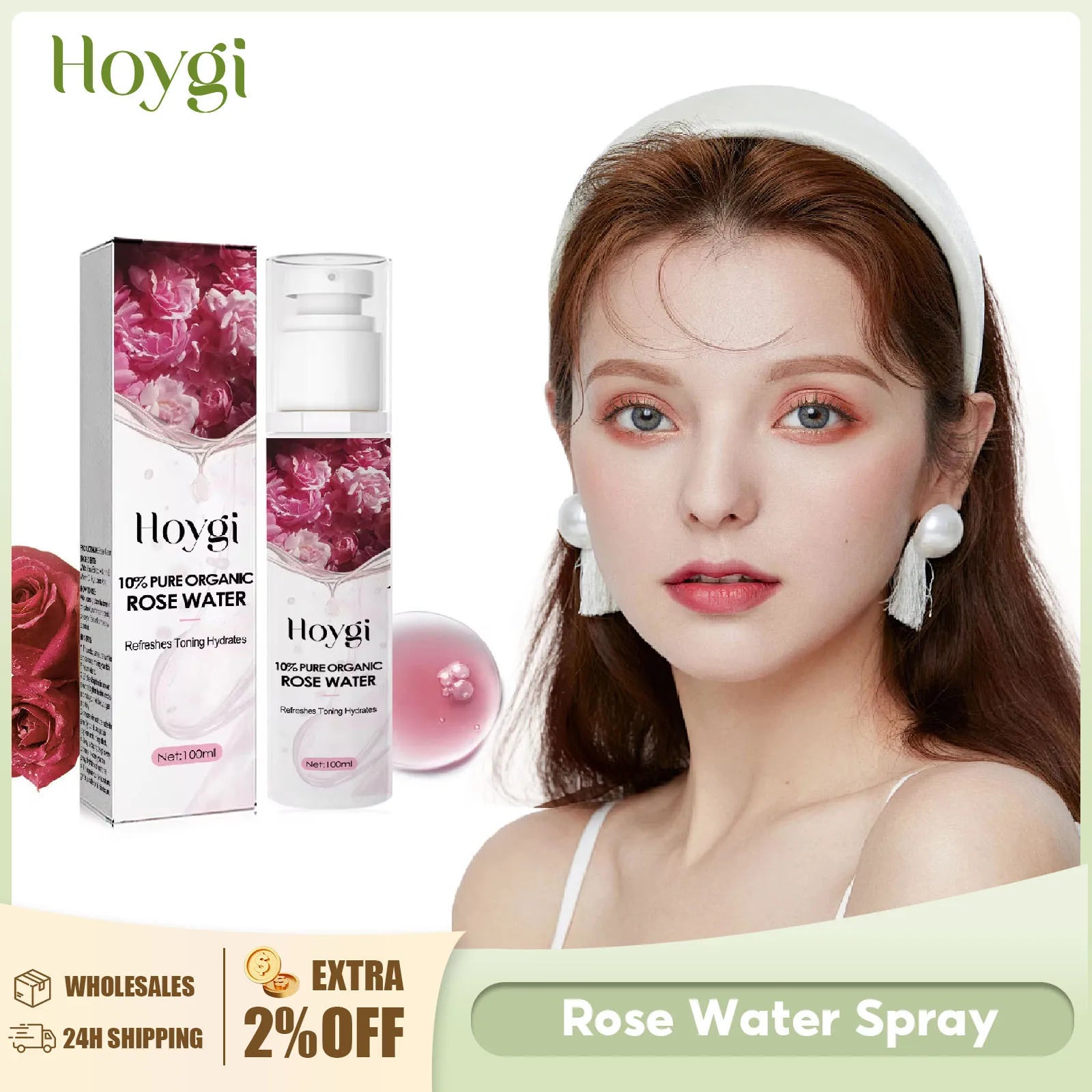Rose Water Nourishing Shrink Pore Repair Sensitive Skin Oil Control Improve Dullness Skin Care Toner Soothing Moisturizing Serum Peaceful Pleasures Health and Wellness Default Title