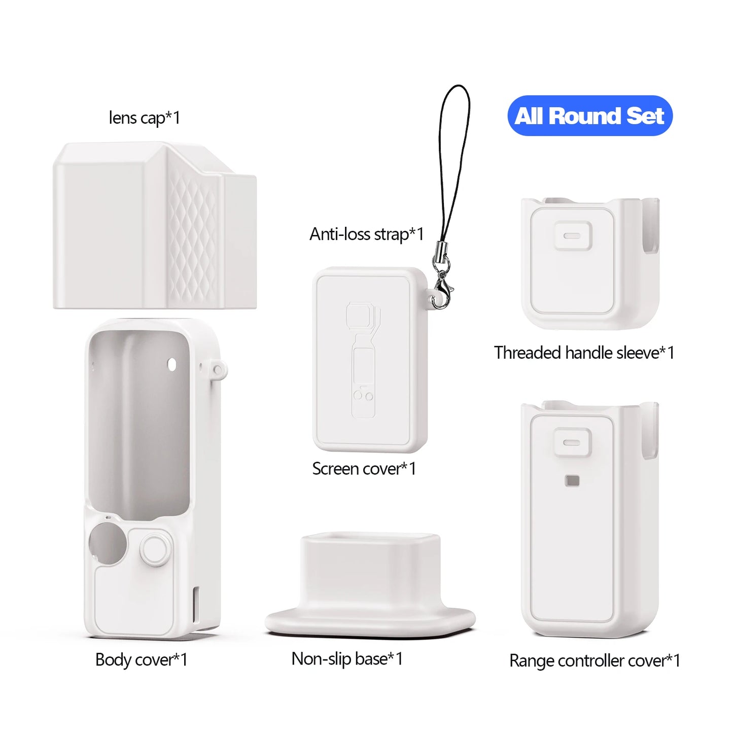 Silicone Case for DJI Pocket 4 Pro – Shockproof & Dustproof