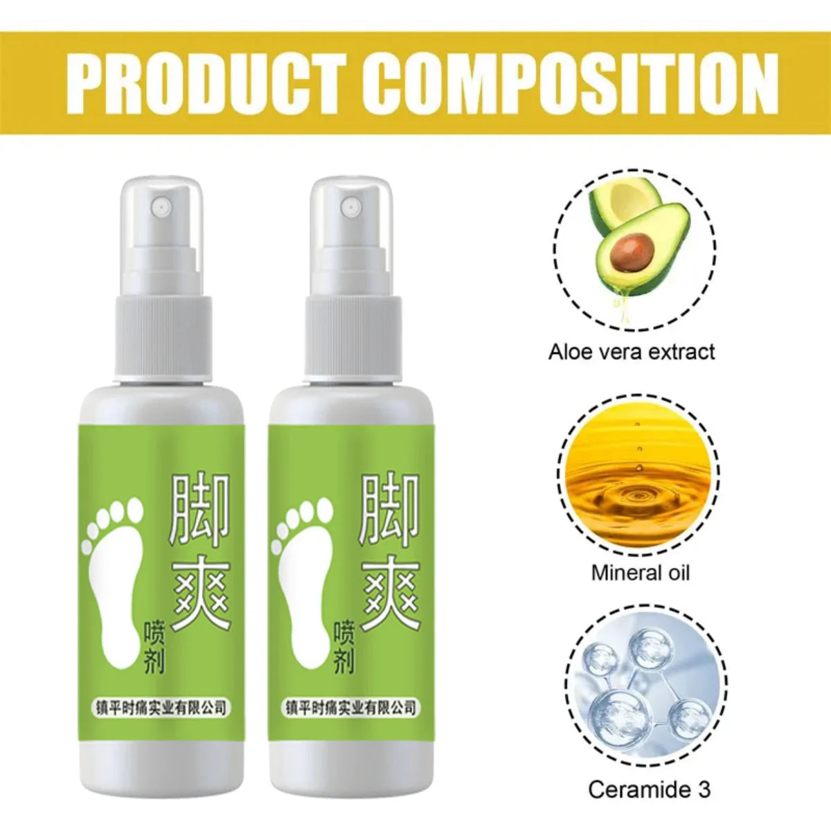 Essential Oil Foot Deodorant Spray – Odor Control & Freshness