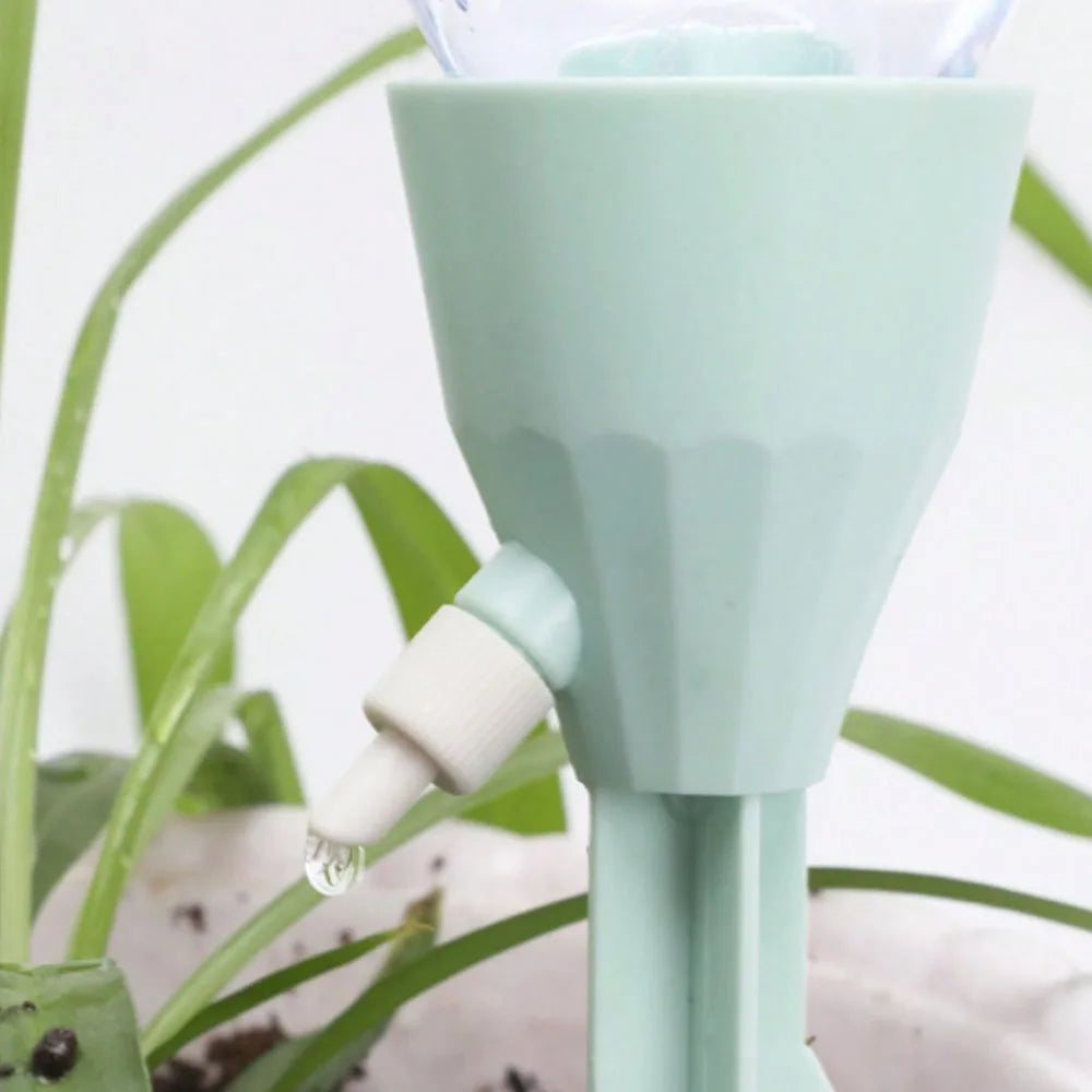 5-Pack Self Watering Drip Stakes with Adjustable Valve