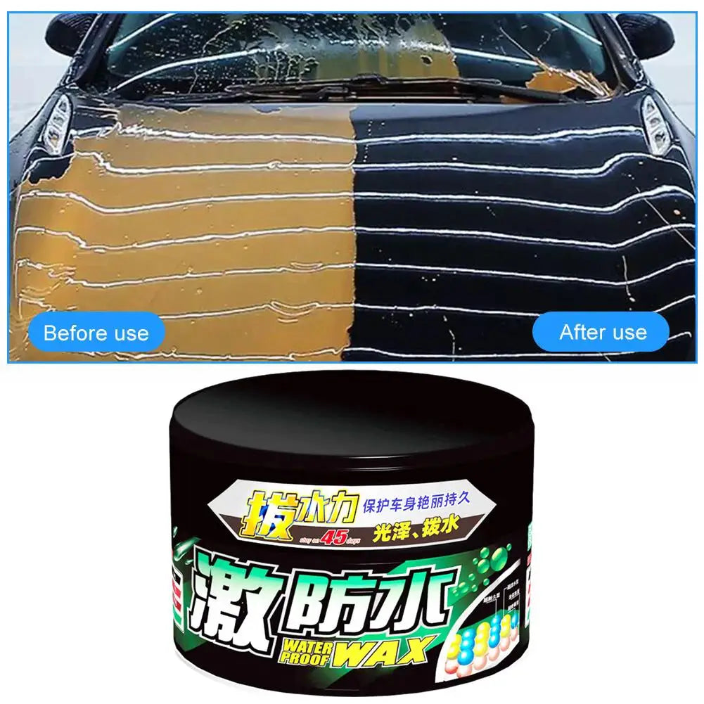 Waterproof Solid Car Wax 300g – Long-Lasting Gloss & Protection
