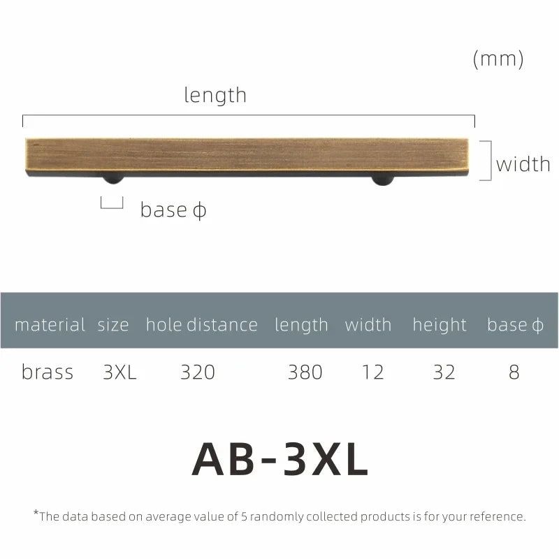 Brass Cabinet Pulls & Knobs – Modern Square Drawer Handles