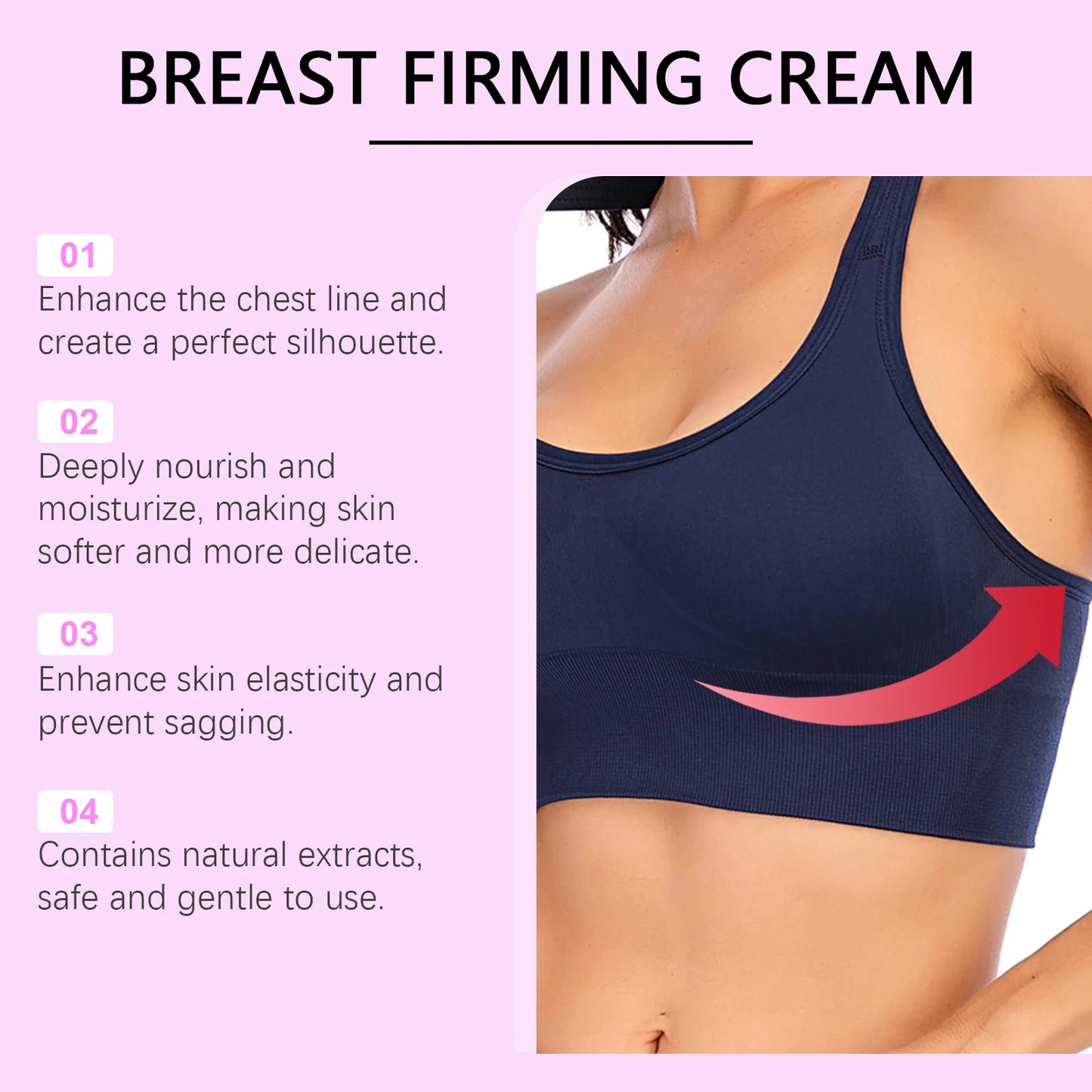 OceAura Breast Firming Cream – Lifting & Moisturizing, 50g