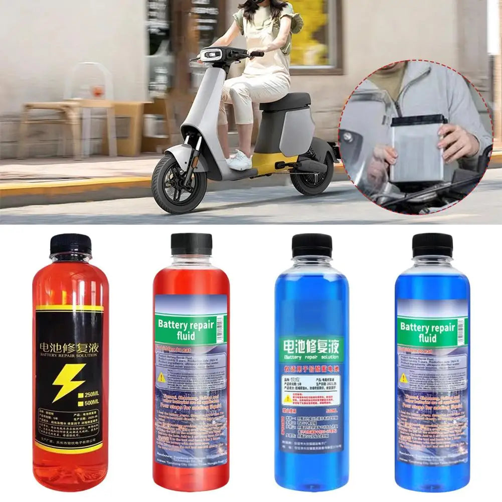 500ml Car Battery Repair Liquid Solution Battery Acid Solution For Battery Renewal Acid Battery Restore Liquid Terminal Cle Peaceful Pleasures Health and Wellness