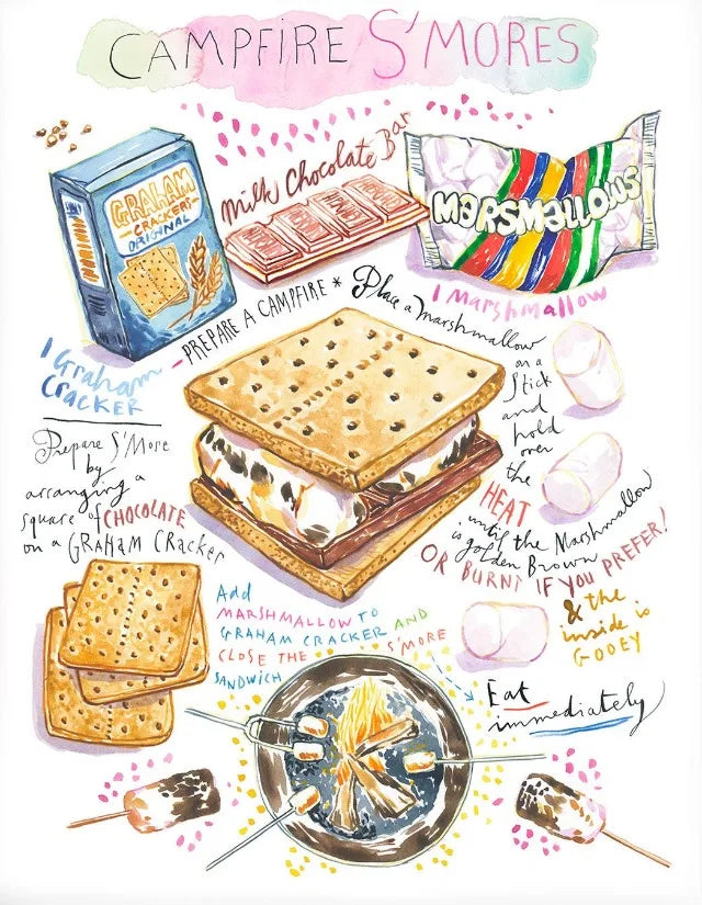 Cheese Cookie Pancake Recipe Illustration Watercolor Food Posters Canvas Printing Wall Art Picture for Kitchen Home Decor Gifts Peaceful Pleasures Health and Wellness 20 40x50cm
