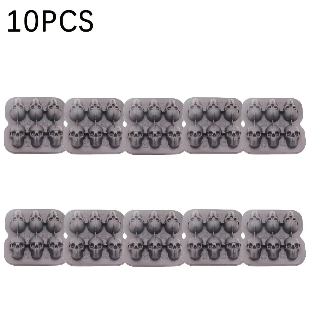 Skull Ice Cube Tray | Food Grade Silicone Mold for Bar & Party