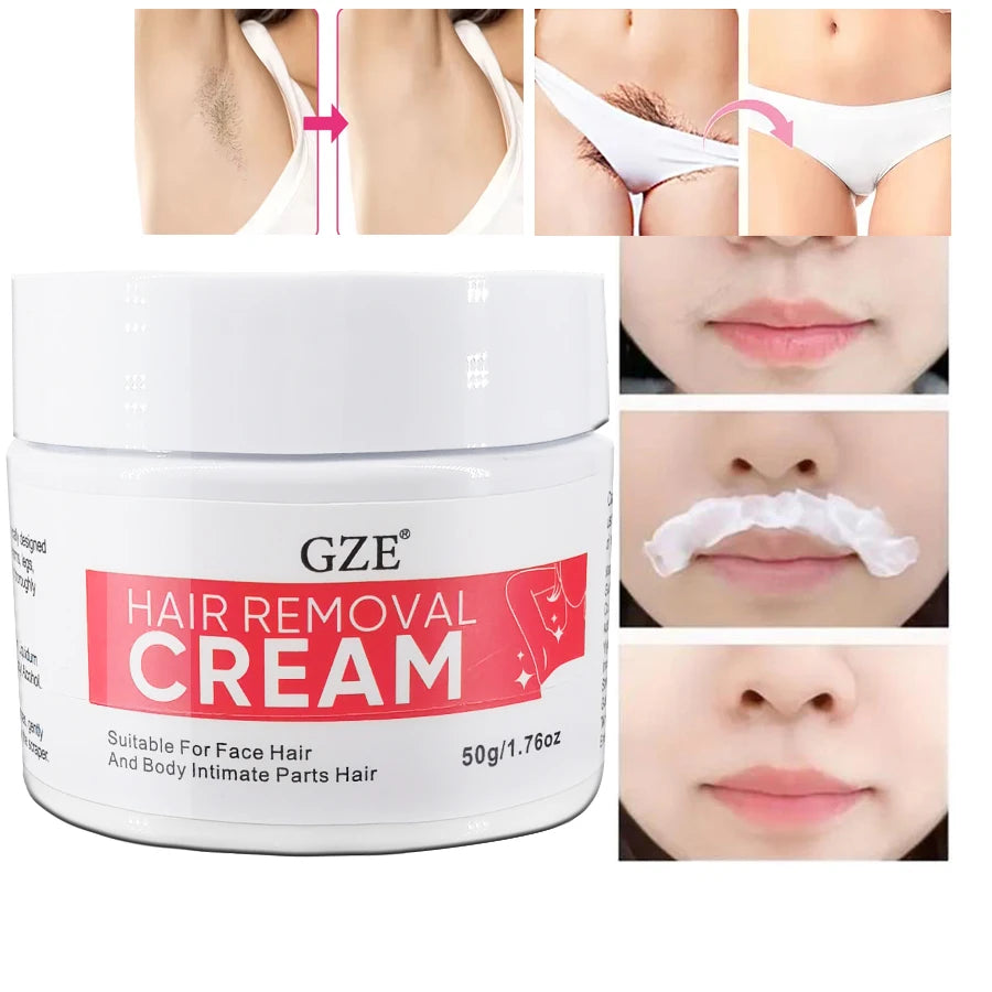 GZE Hair Removal Cream Women – Sensitive Bikini & Pubic Area