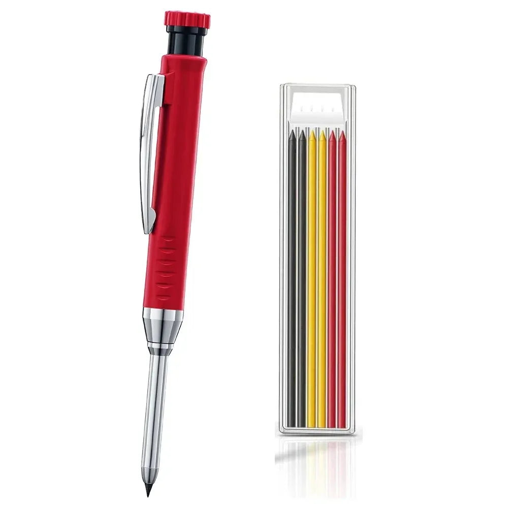 Carpenter Mechanical Pencil & Sharpener – 2.8mm 3 Color Refills