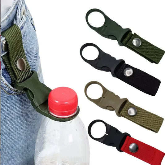 Tactical Water Bottle Clip Hook for Hiking, Camping & Backpack Water Bottle Clip Peaceful Pleasures Health and Wellness