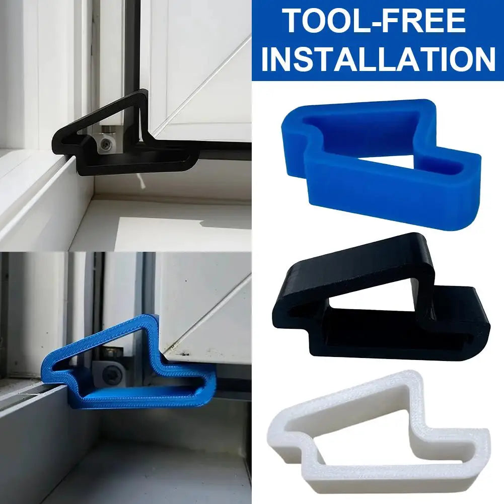 Window Security Wedge Durable Plastic Door and Window Stopper Multi-Use Easy Removal Window Door Wedge Secure Window Stopper Peaceful Pleasures Health and Wellness