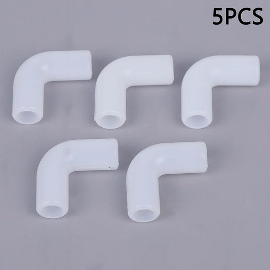 Set of 5 Flexible Silicone Right Angle Joint for Irrigation Tube, Garden Connector Peaceful Pleasures Health and Wellness