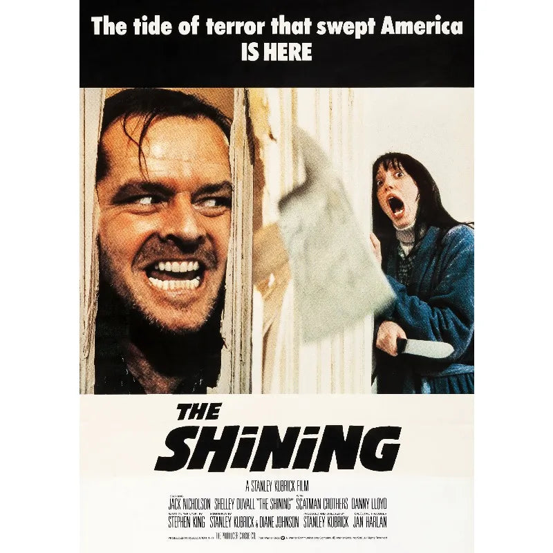 The Shining Horror Movie Canvas Wall Art Poster | Unframed Print