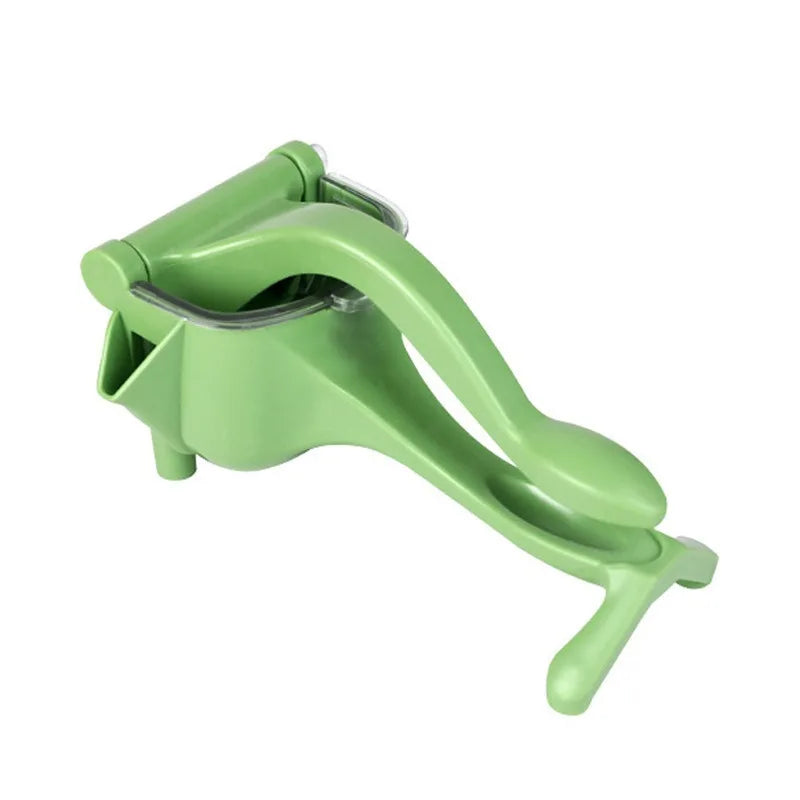 Manual Handheld Lemon Squeezer & Fruit Juicer – Green