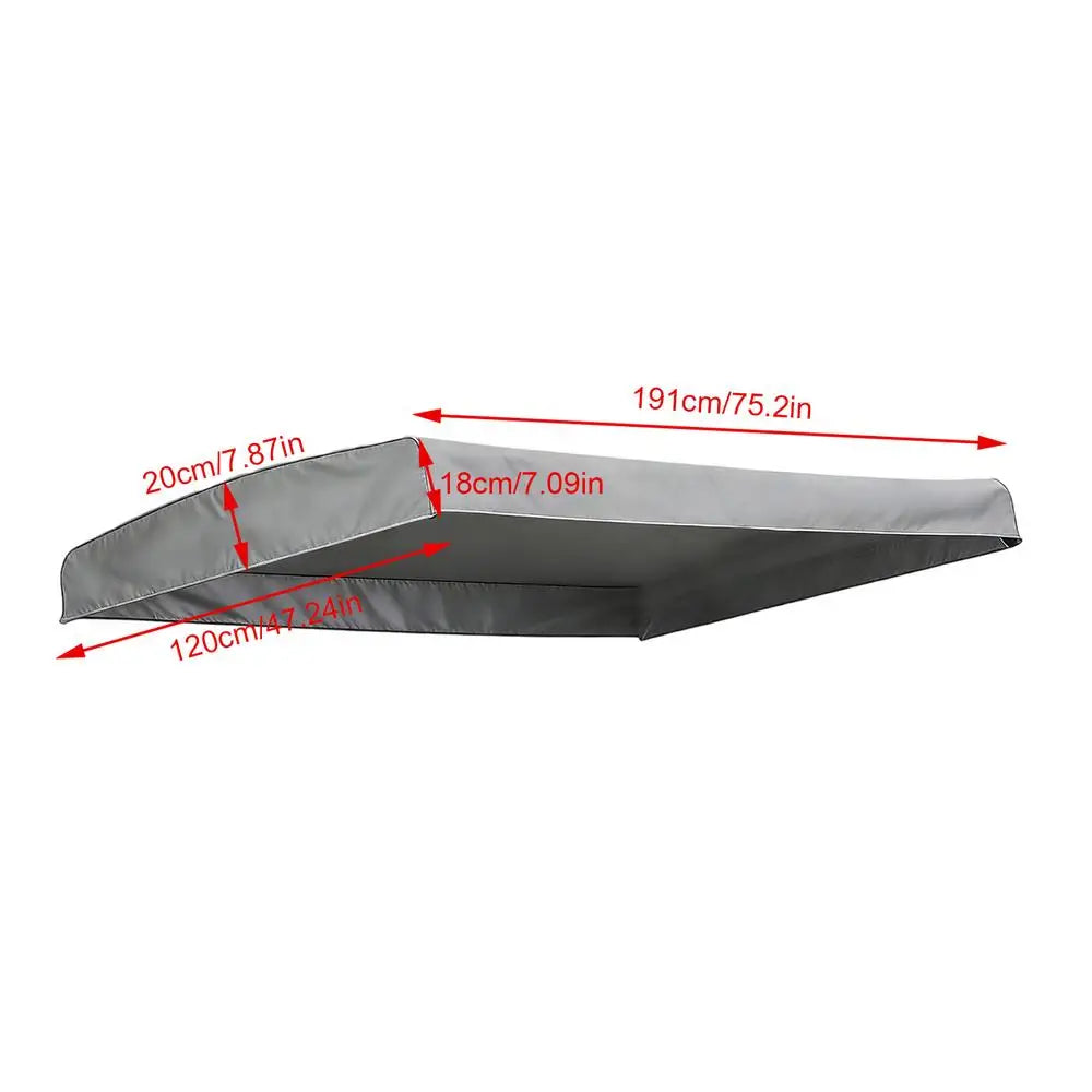75x47" Waterproof UV-Resistant Swing Canopy Replacement Cover