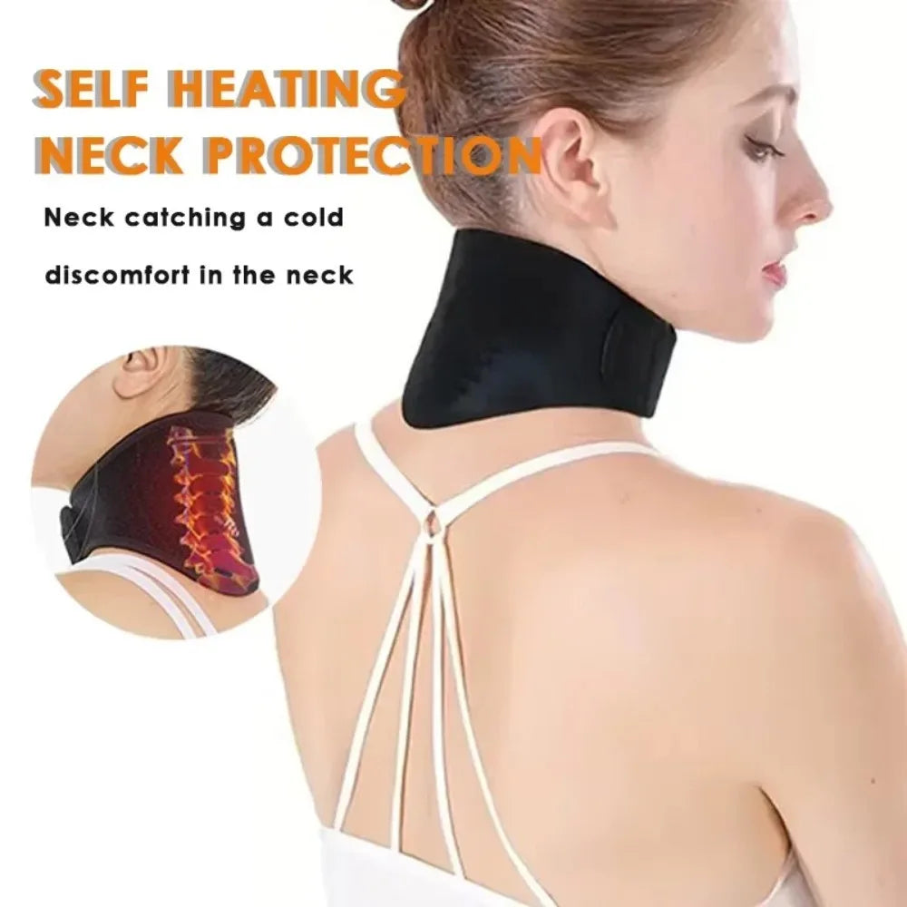 Self-Heating Magnetic Neck Support Wrap – Warmth & Massage