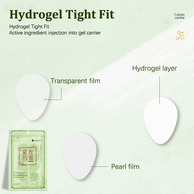Anti-Aging Wrinkle Patch – Forehead & Nasolabial Gel Pads