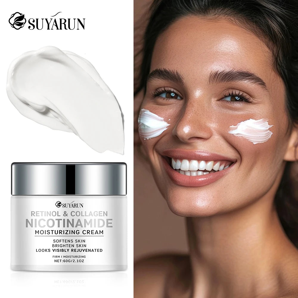 SUYARUN Retinol Collagen Anti-Aging Face Cream - Wrinkle Reduction & Firming Moisturizer with Hyaluronic Acid. Peaceful Pleasures Health and Wellness
